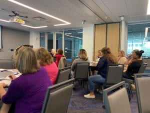 attendees listening at seminar